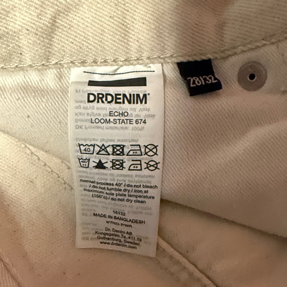 Dr. Denim Cream Jeans